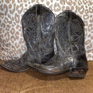 Justin Leather Western Boots 👢